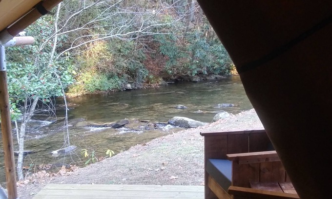 Murphy Alquiler De RV | FIREPIT SMORES CREEKFRONT, GLAMPING TENTS, FLY FISH hdfishcamp@protonmail.com