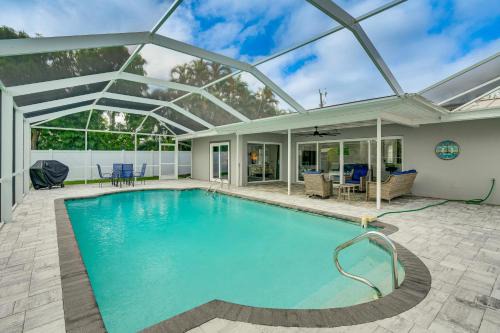 Yacht Club Casa | Fish and Swim Waterfront Home with Dock in Cape Coral