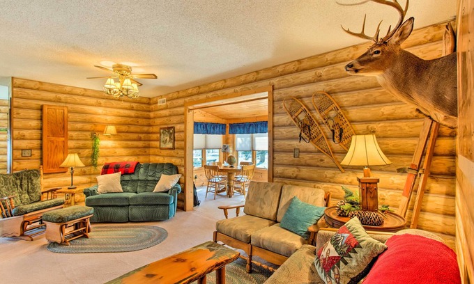 Lake Nebagamon Cabina | Acogedora cabaña del lago Nebagamon ¡15 minutos al lago!