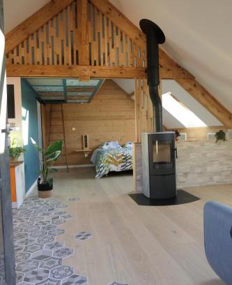 Boussy Apartamento | Gîte des Vernet - Loft chaleureux entre lacs et montagnes