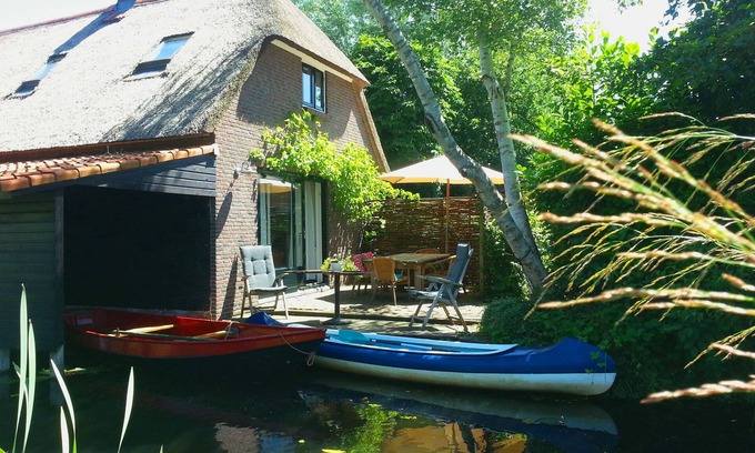 Giethoorn Cabina | Giethoorn Lodge, casa de vacaciones de lujo