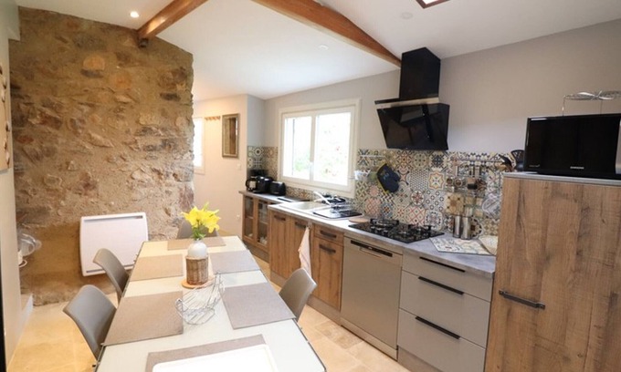 Saint-Etienne-de-Maurs Cabaña | Gite Saint-Étienne-de-Maurs, 1 bedroom, 3 persons