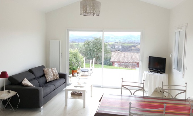 Halsou Cabaña | vistas a la montaña CASA T2 y piscina climatizada