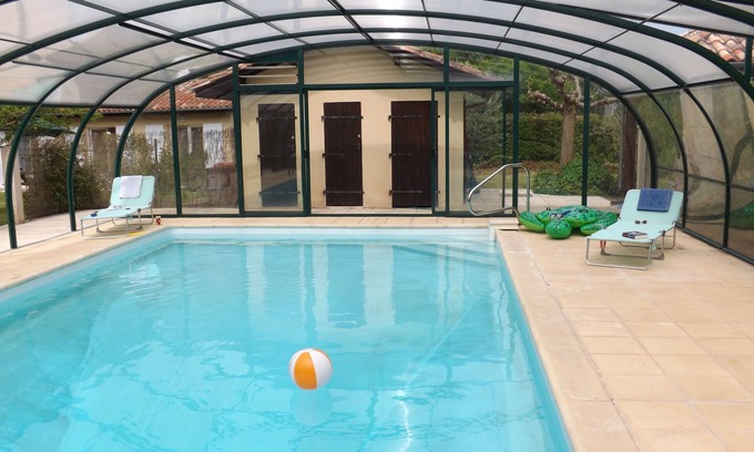 Cahuzac Cabaña | Casa rural con piscina privada cerca de Bergerac, Dordoña