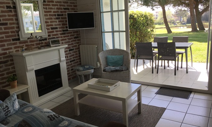Bourgenay Complejo | Vista al golf. Bourgenay 4 Pulseras Piedras y festivos incluidos.