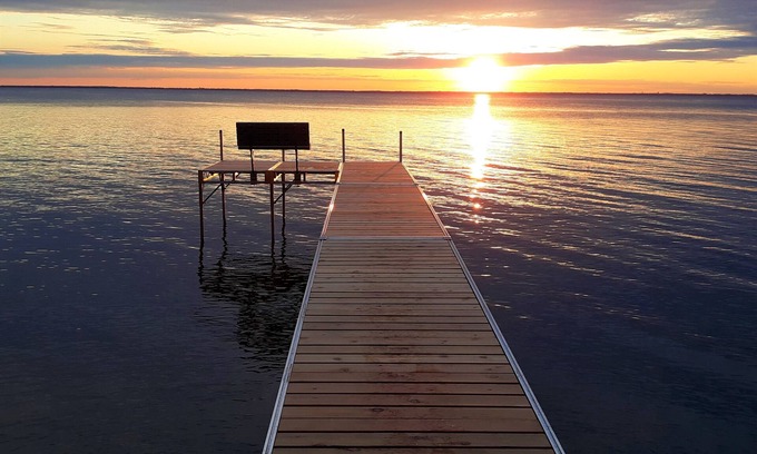 Village of Harrison Casa | Preciosas puestas de sol del lago Winnebago