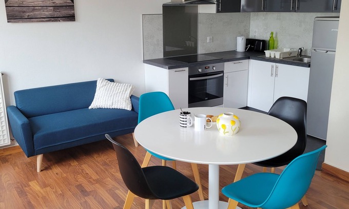 Lorient Apartamento | Grand Studio Avec Parking à 10 Minutes des Plages