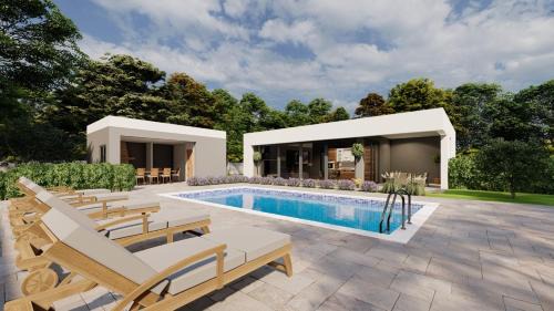 Zupanici Villa | Green Luxury with heated pool, jacuzzi & sauna