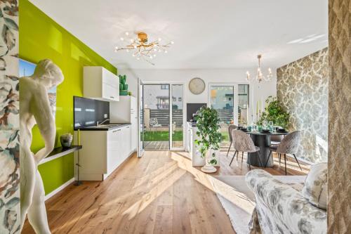 Schwarzlackenau Apartamento | Green Suite - Whirlpool Garden - free parking - WiFi