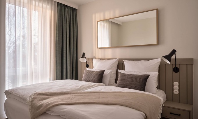 Seebad Ahlbeck Apartamento | Großes 2 Raum Apartment mit Seitlichem Meerblick - the Breeze