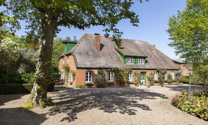 Harmsdorf Apartamento | Amplia casa con jardín, piscina y cerca del mar Báltico