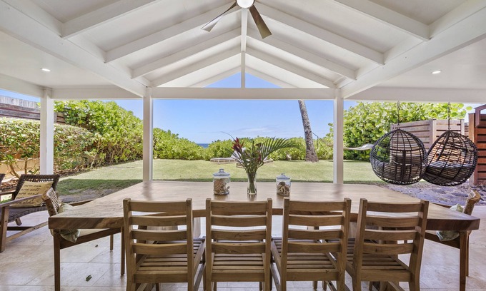 Pupukea Casa | Hale Nalu (Lower Level) by Gather: Oceanfront w/ Lanai, Grill & Views