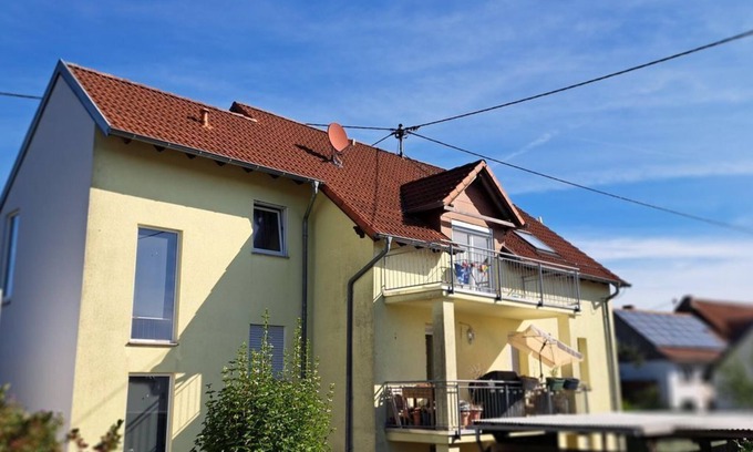 Tholey Apartamento | Haus am Schaumberg - vacation apartment, balcony, bathroom, WC, 2 bedrooms