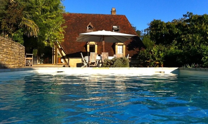 La Roque-Gageac Casa | Coeur du Périgord noir house 8/10 personas, vista impresionante, piscina privada