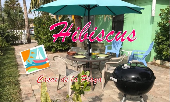 Flagler Beach Apartamento | Hibiscus Cottage - At Casas de la Playa Central