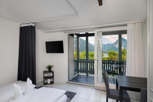 Darligen Apartamento | HID AG: Lakeview Studio mit Parkplatz und Balkon