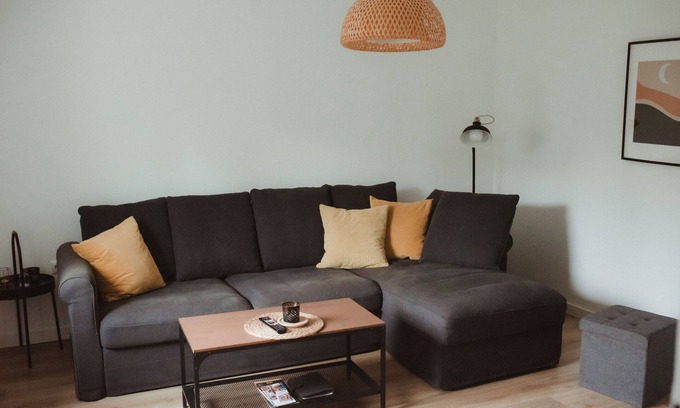 Sud Apartamento | HK1: renovated, WiFi, center within walking distance, garden, 62m², 55" TV, train station, Luxembourg