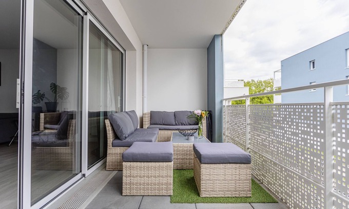 Sene Apartamento | Apartamento vacacional "Le Cocon Familial" con balcón y Wi-Fi