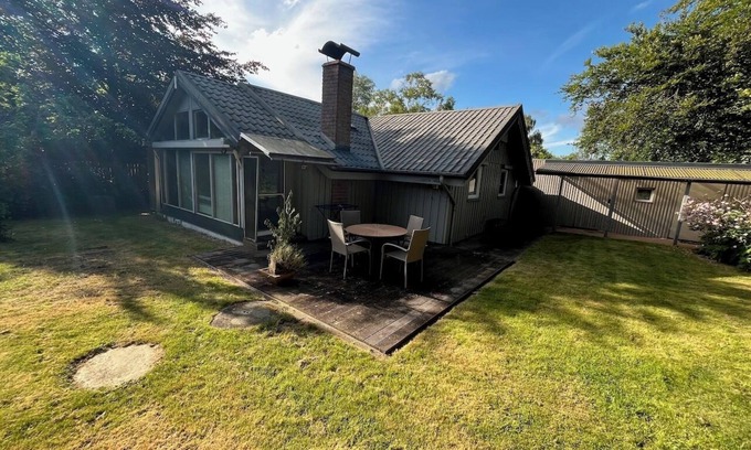 Brekendorf Casa | Casa de vacaciones 'Dänisches Tiny Haus Brekendorf' con vistas a la montaña, terraza privada y Wi-Fi