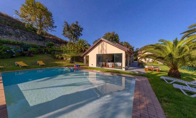 Felgueiras Casa | Casa de vacaciones 'De Valdemar' con vistas a la montaña, Wi-Fi y aire acondicionado