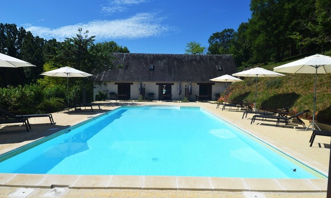 Souillac Casa | Casa de vacaciones para 2 - 45m² - zona verde tranquila - gran piscina