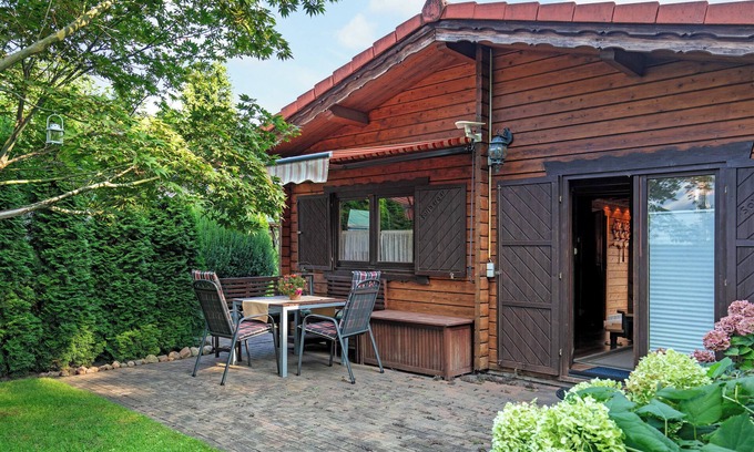 Gruenau Casa | Casa de vacaciones 'Haus Cürsgen - Blockhaus Jana' con terraza privada y Wi-Fi