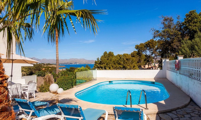 Mal Pas-Bon Aire Casa | Casa de vacaciones 'Villa Trevol' con vistas al mar, Wi-Fi y aire acondicionado