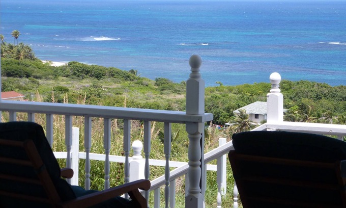 Camps Cabaña | Casa hogar de estilo de Nieves con espectaculares vistas al mar Caribe