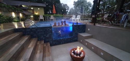 Monte Verde Hotel | Hortensias Pousada Boutique - Piscina Aquecida 37 Graus e Fire Pit a Gas - Aceita PET