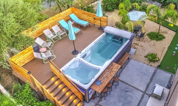 Desert Hot Springs Villa | House Rising ☀️ Villa w/ mini-golf, pool and spa