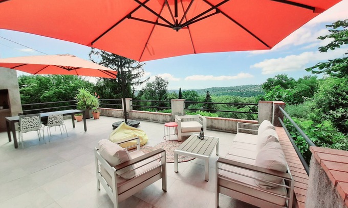 Saint-Jeannet Casa | Casa con piscina en St Jeannet