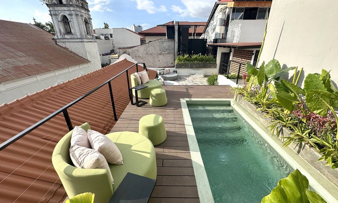 Casco Viejo Apartamento | Increíble estudio de diseño con piscina, rooftop y patio en Hotel Boutique Mari7