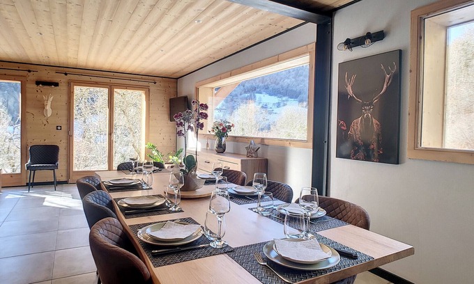 Saint-Jean-dʼAulps Chalet De Esquí | Individual Chalet Bas Thex