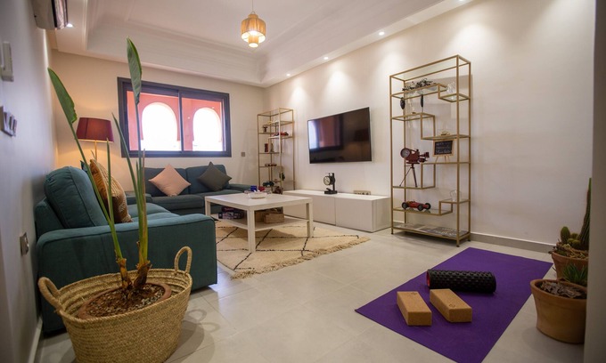 Majorelle Apartamento | Jardin Majorelle Cozy Apartment 2BR indoor Parking