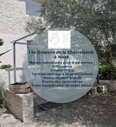 Clou Bouchet Casa | Jolie maison de ville avec un extérieur au calme - Les Dragons de la Chamoiserie NIORT