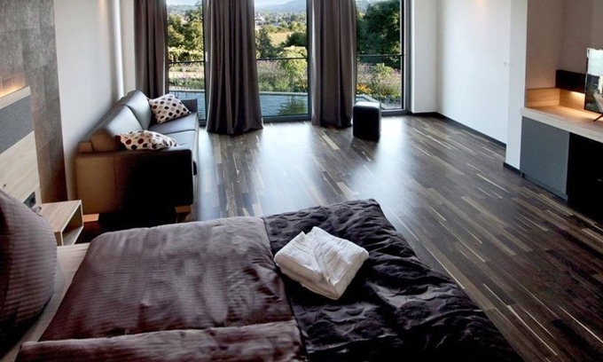 Geichlingen Apartamento | Junior suite con balcón - hotel boutique Genusswerk Eifel