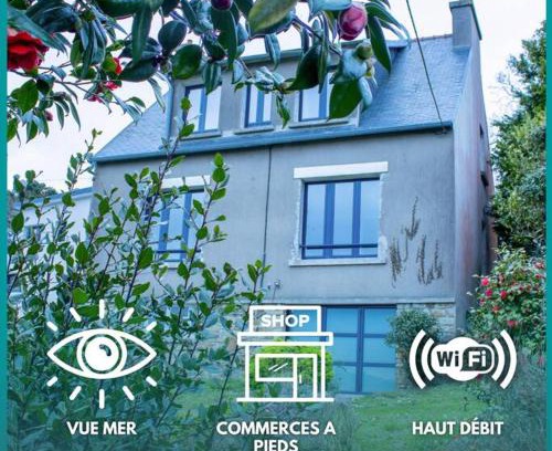 Crozon Casa | Ker Seasea/vue mer/wifi