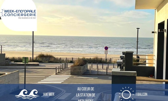 Merlimont-Plage Apartamento | L’échappée avec vue sur la mer