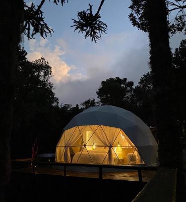 Urubici Otro | La Cupula, Hotel Bolha em Urubici, Sob o Encanto de um Domo Geodésico, Glamping