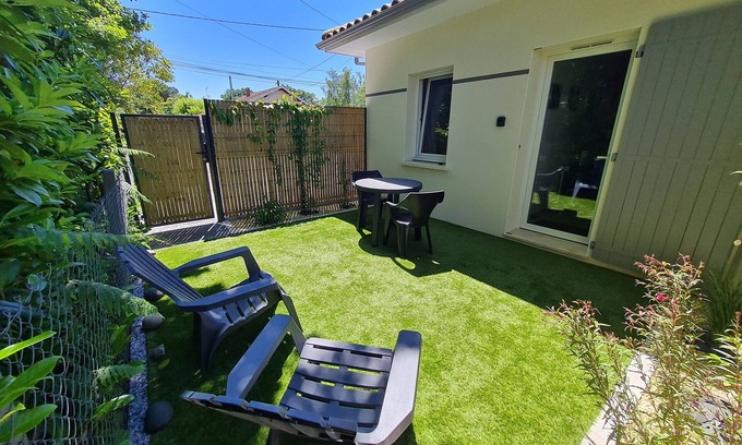 Audenge Casa | La Hutte Logement Neuf 28m² Équipé Tout Confort Situé Coeur du Bassin D'arcachon