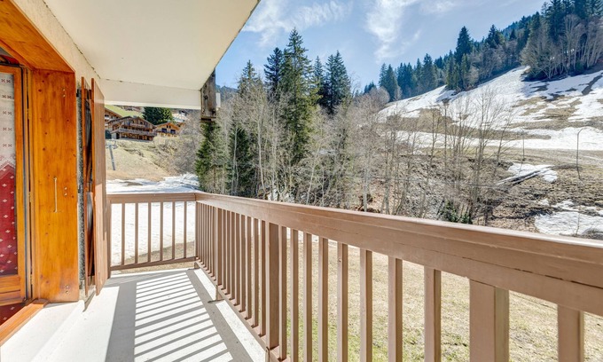 La Giettaz Apartamento | La Loutre - Au pied des pistes