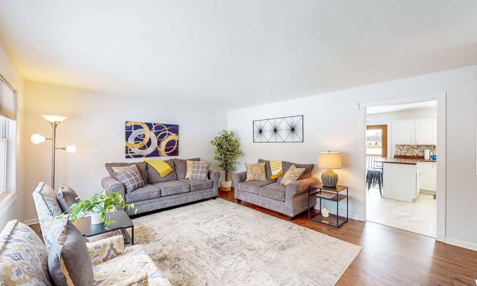 Portage Casa | Lake-view home with private hot tub, deck