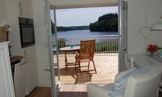 Kogel Apartamento | Nueva primera vez 7/18. Casa en la terraza del lago Seelage directo, lago de baño