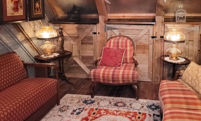 Cleburne Casa | Large barn on an acreage with water views, covered patios, fireplace, and AC