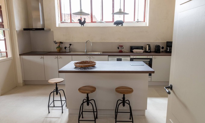 Pont-de-Ruan Cabaña | Gîte-Confortable-Baño privado con bañera-Vista al campo-4*