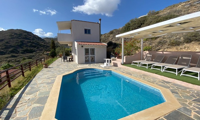 Mochlos Casa | Vaia Villa Selene Amplio grupo de casas y apartamentos,