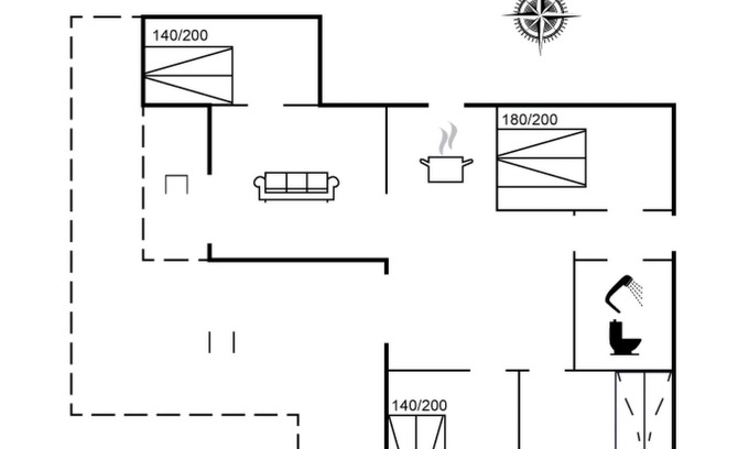 Udsholt Casa | "Lasse" - 1.5km from the sea by Interhome