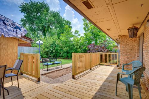 Lawton Casa | Lawton Home with Deck, Near Casinos and Museums!