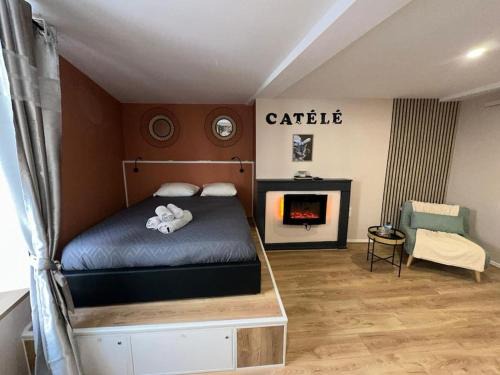 Riom Apartamento | LE CATELE - Studio RIOM - 3 pers - Vulcania - Puy de Dôme - Proche Clermont Ferrand