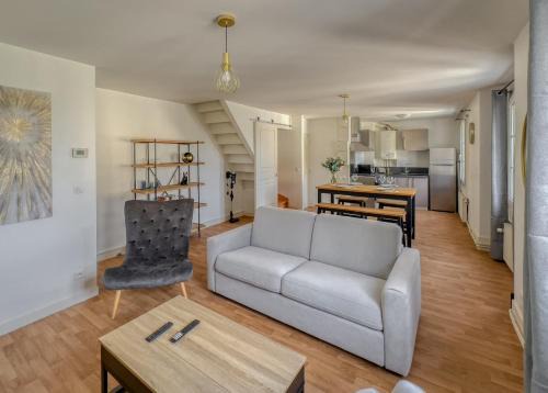 Centre Ville Apartamento | Le Duplex de l'Hôtel-de-Ville